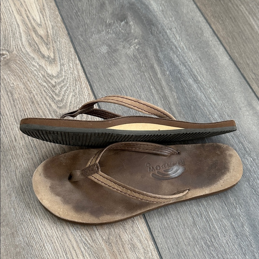 Rainbow Tan Sandals - Picture 3 of 3